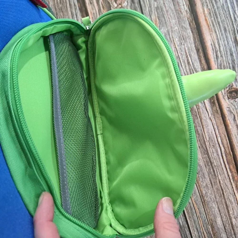 Skip hop Green and Blue Dinosaur backpack adjustable straps Kids